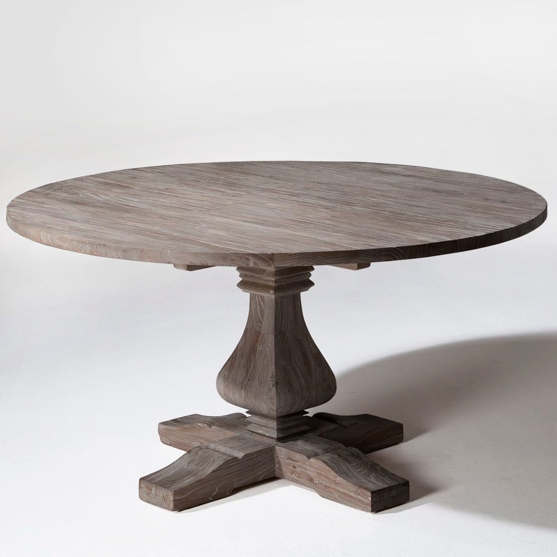 Round Wood Dining Table And Its Benefits – Home Decor Ideas In Fashionable Small Round Dining Tables With Reclaimed Wood (View 8 of 30)