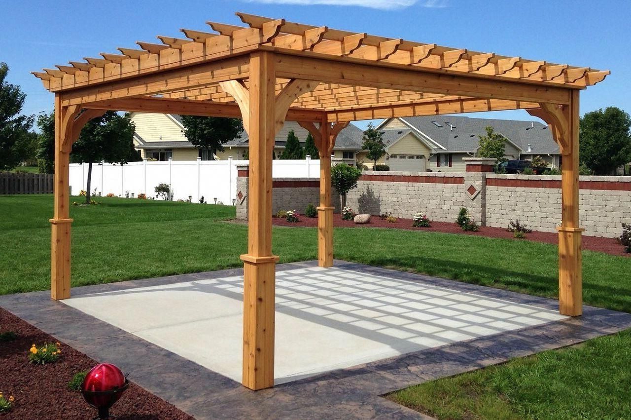 Serenity Cedar Pergola Kit – Pergolakitsusa #patio With Favorite A4 Ft Cedar Pergola Swings (View 9 of 30)