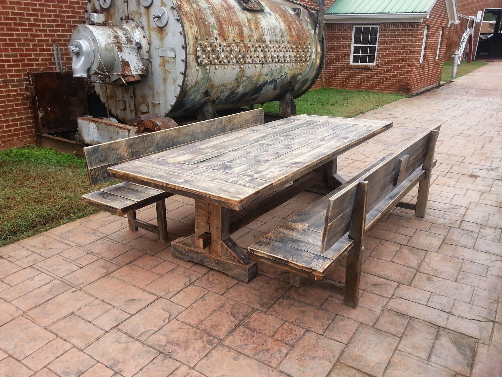 Small Round Dining Tables With Reclaimed Wood Within Most Recent Exteriors : Reclaimed Wood Trestle Dining Table Rustic (View 28 of 30)