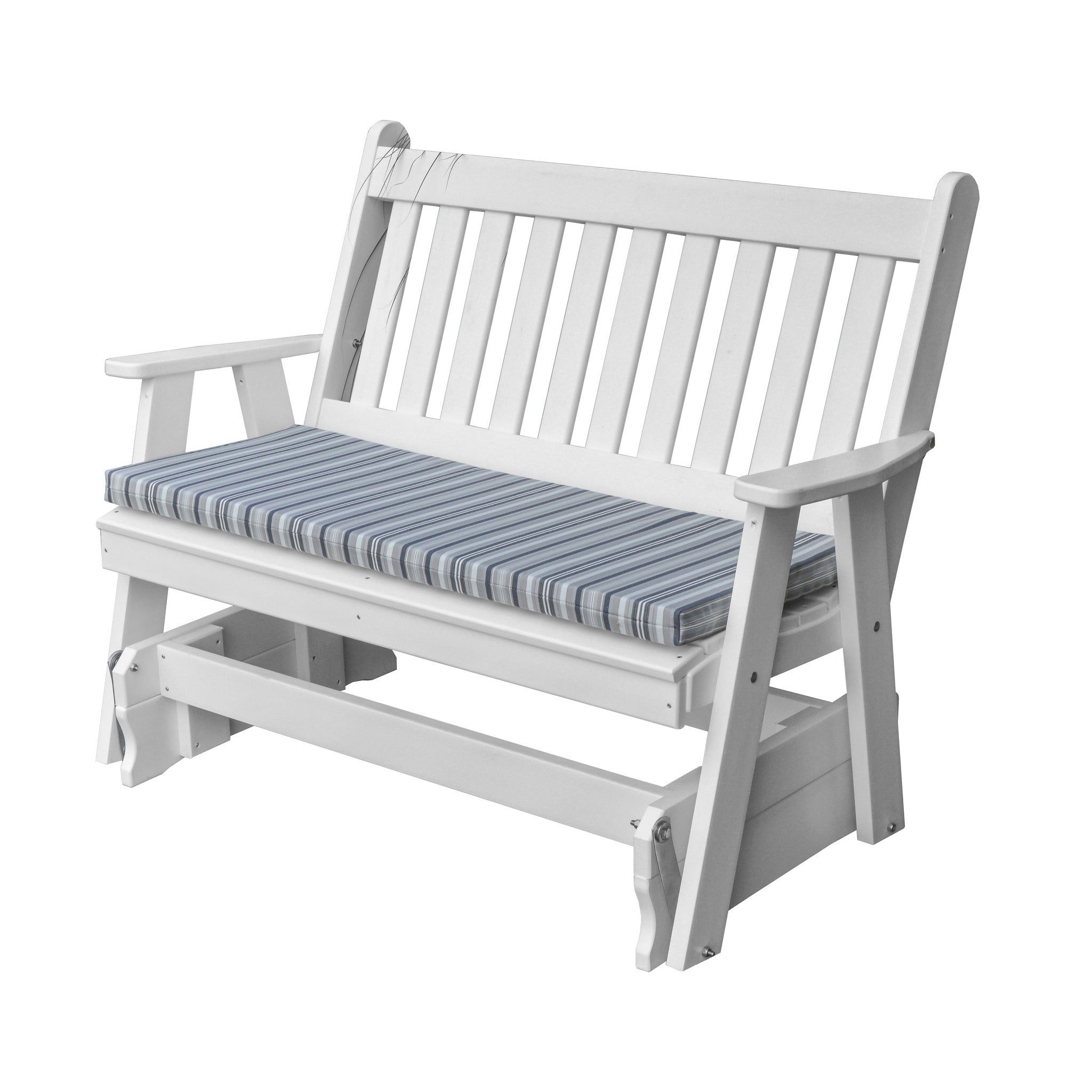 Traditional Glider Benches With Regard To Most Current Outdoor 5 Foot Glider In Traditional English Style – Recycled Plastic (Photo 30 of 30)