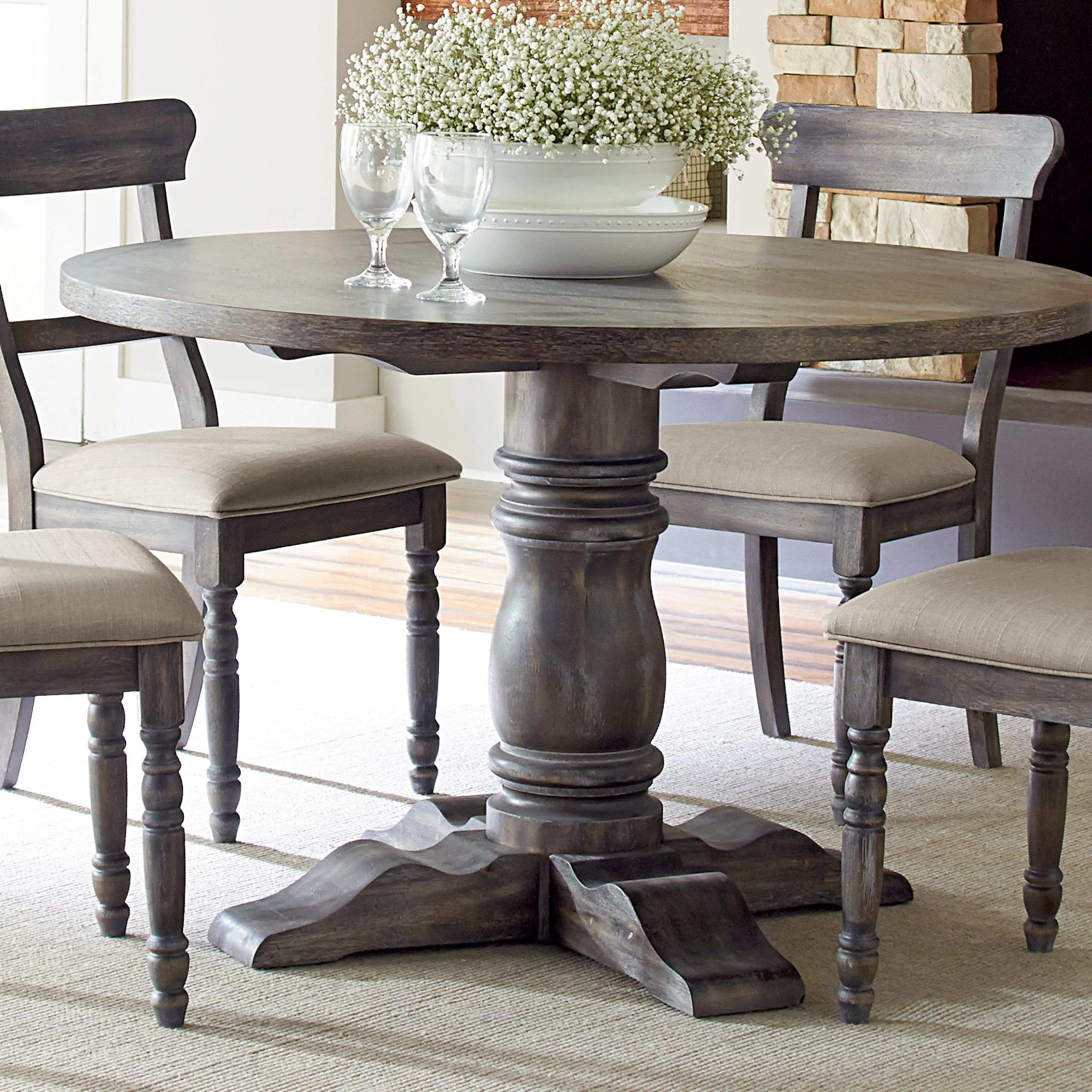 Transitional 6 Seating Casual Dining Tables Intended For Preferred Dining Room Furniture (View 28 of 30)