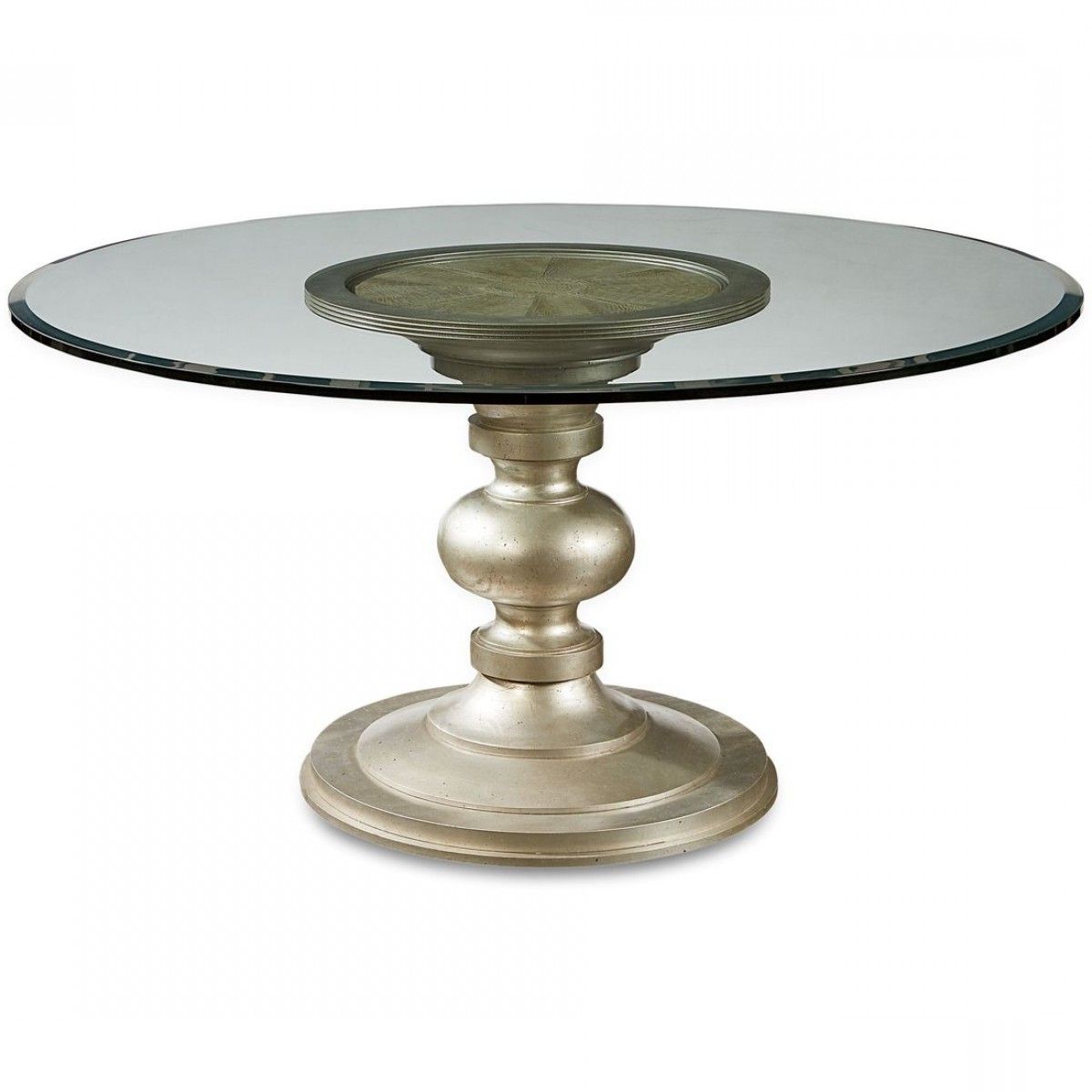 Trendy Round Dining Tables With Glass Top With A.r.t (View 28 of 30)
