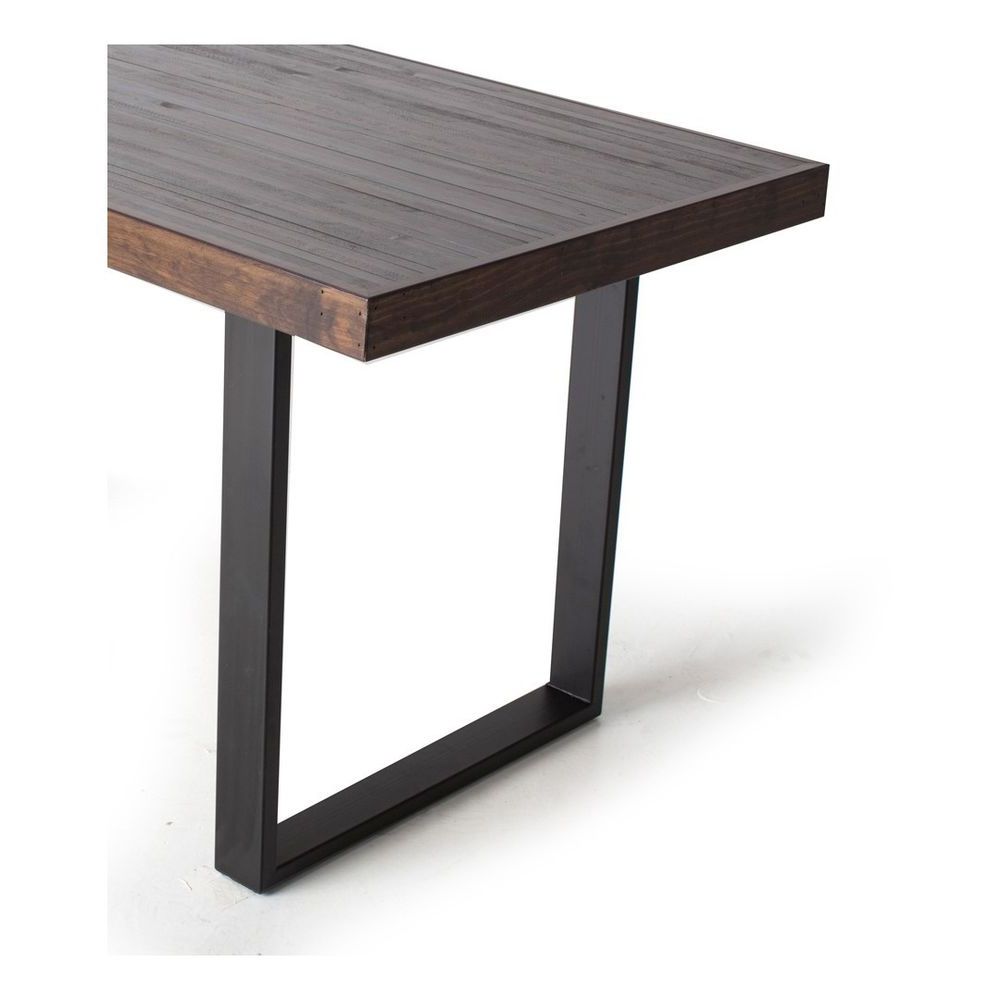 Trendy U Shape Table Legs Each Throughout Dining Tables With Black U Legs (View 12 of 30)