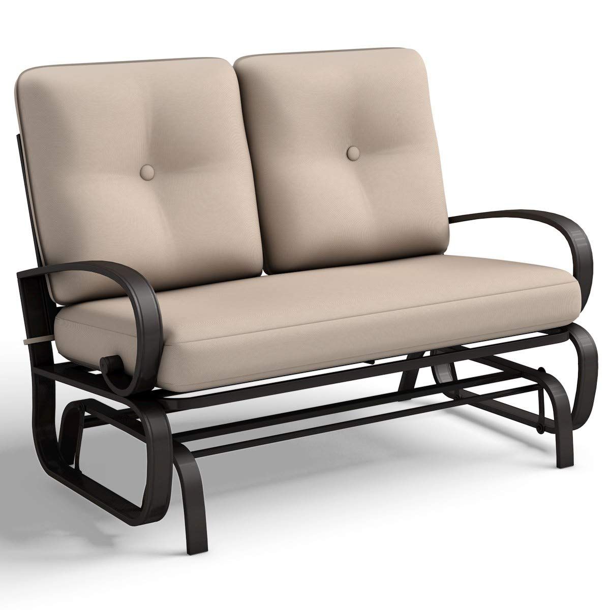 Twin Seat Glider Benches For Well Known Suntime 2 Seater Havana Twin Seat Glider – Bronze – Buy (Photo 14 of 31)