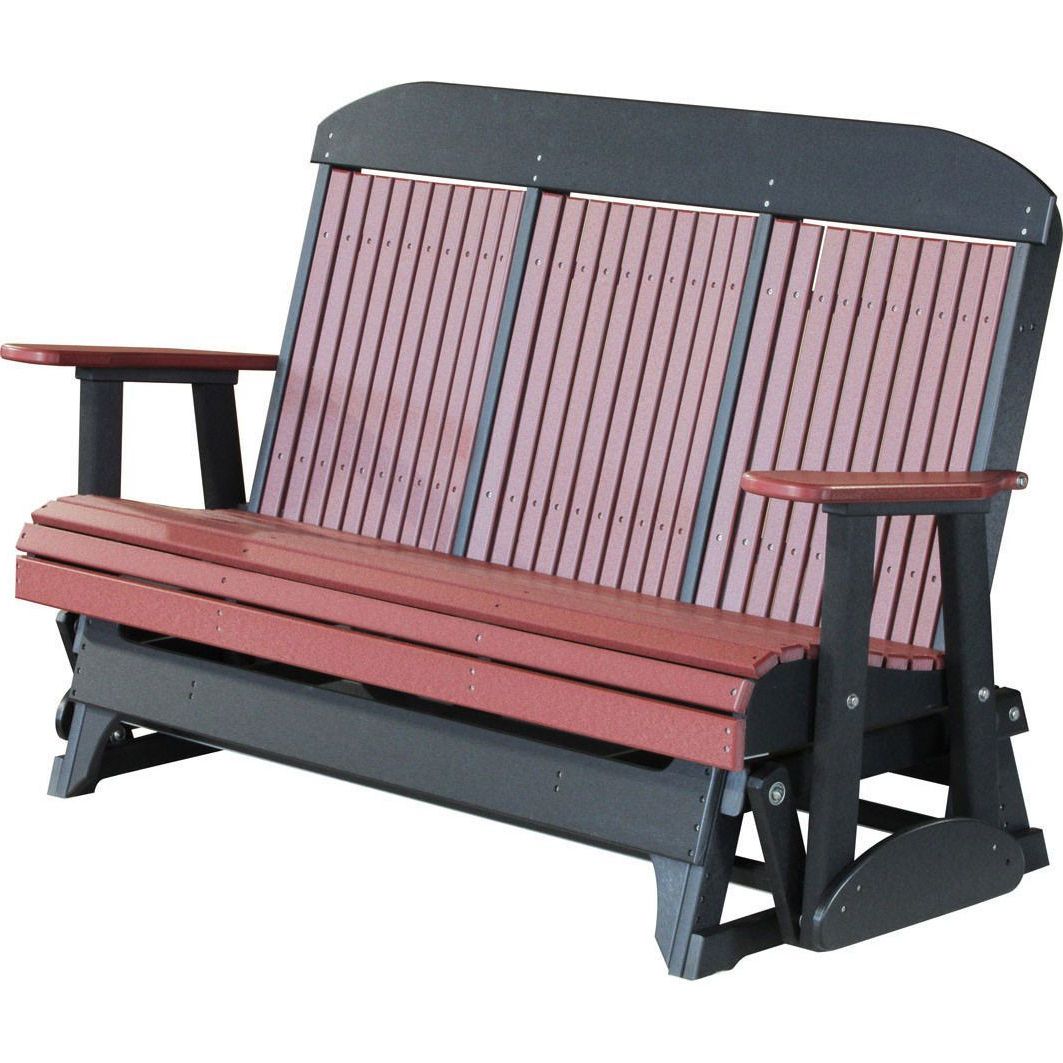Well Known Classic Adirondack Glider Benches With Luxcraft Classic Highback 5ft (View 16 of 30)