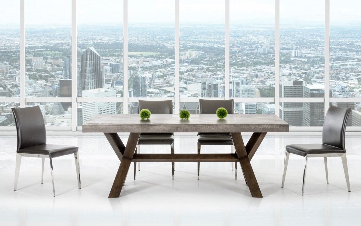 Well Known Steel And Glass Rectangle Dining Tables For Stylish Stainless Steel Top Dining Table Rectangular (View 26 of 30)