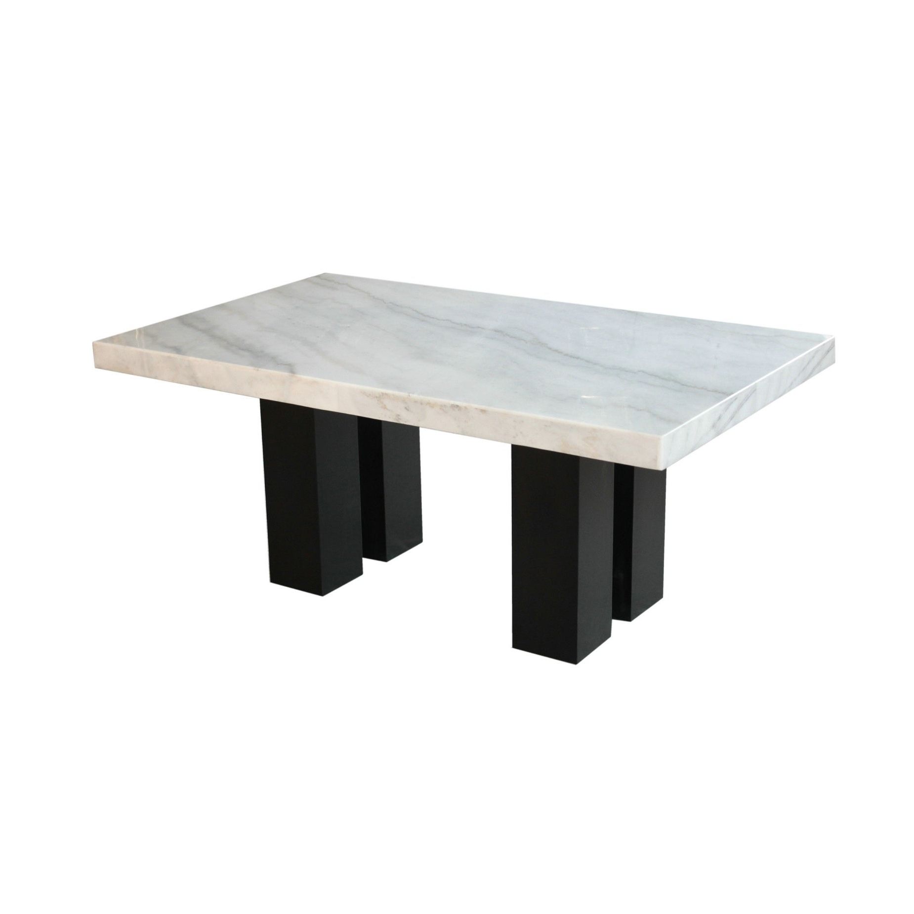 Well Liked Buy Marble Kitchen & Dining Room Tables Online At Overstock With Thick White Marble Slab Dining Tables With Weathered Grey Finish (Photo 28 of 30)