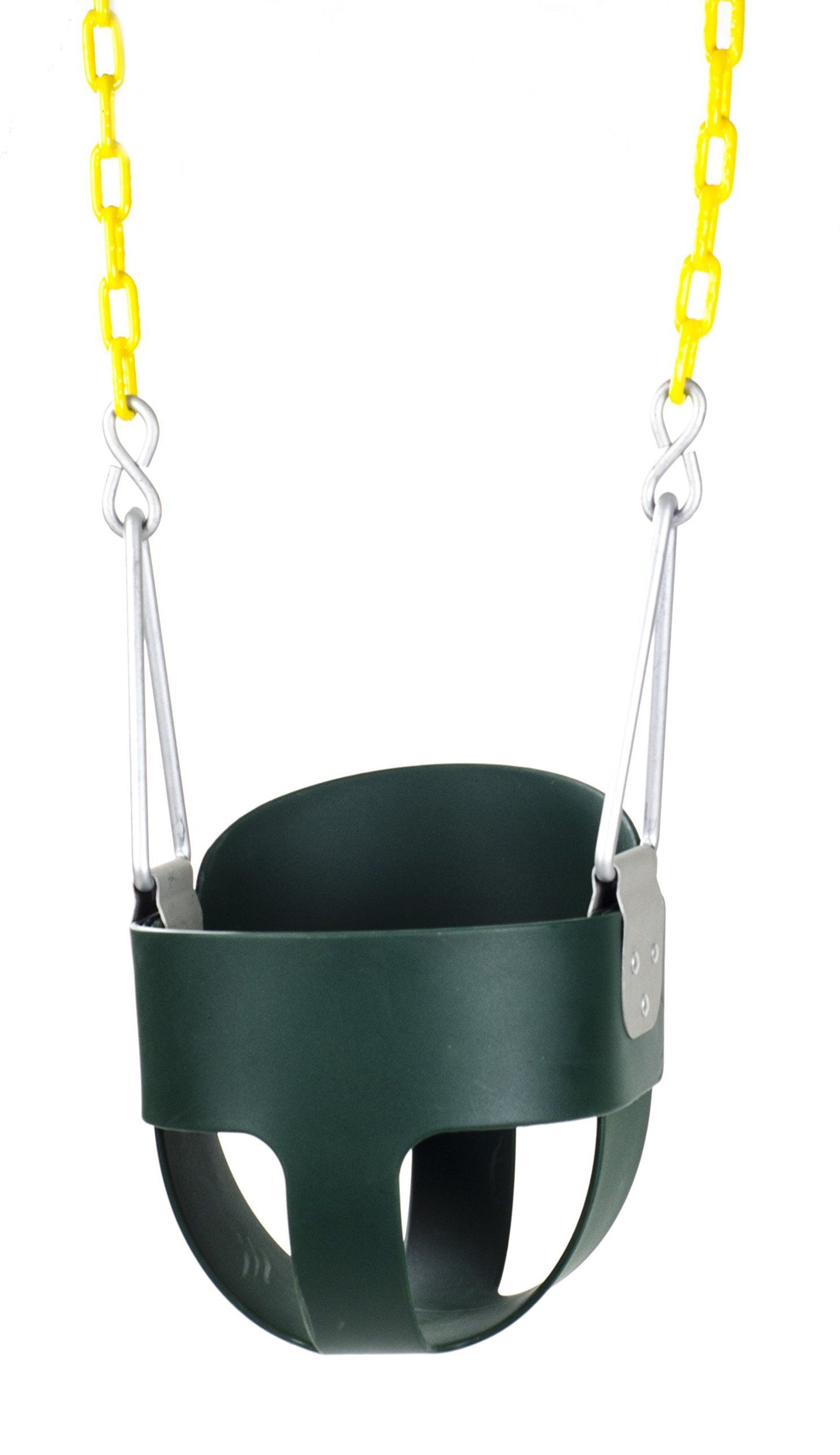Widely Used High Back Full Bucket Toddler Swing Seat With Plastic Coated Inside Swing Seats With Chains (Photo 27 of 30)