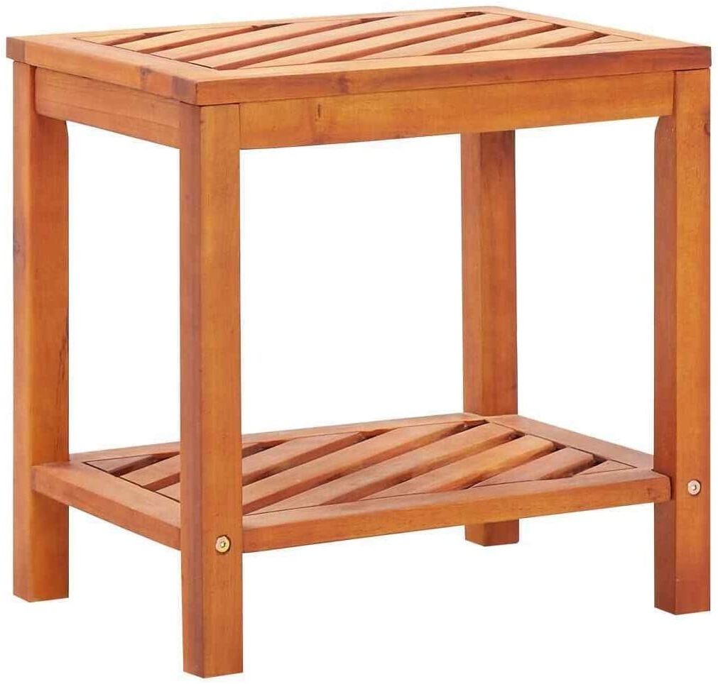 Amazon : (patio & Garden Furniture) Solid Wood Side In Latest Oakside Ceramic Garden Stools (View 25 of 30)