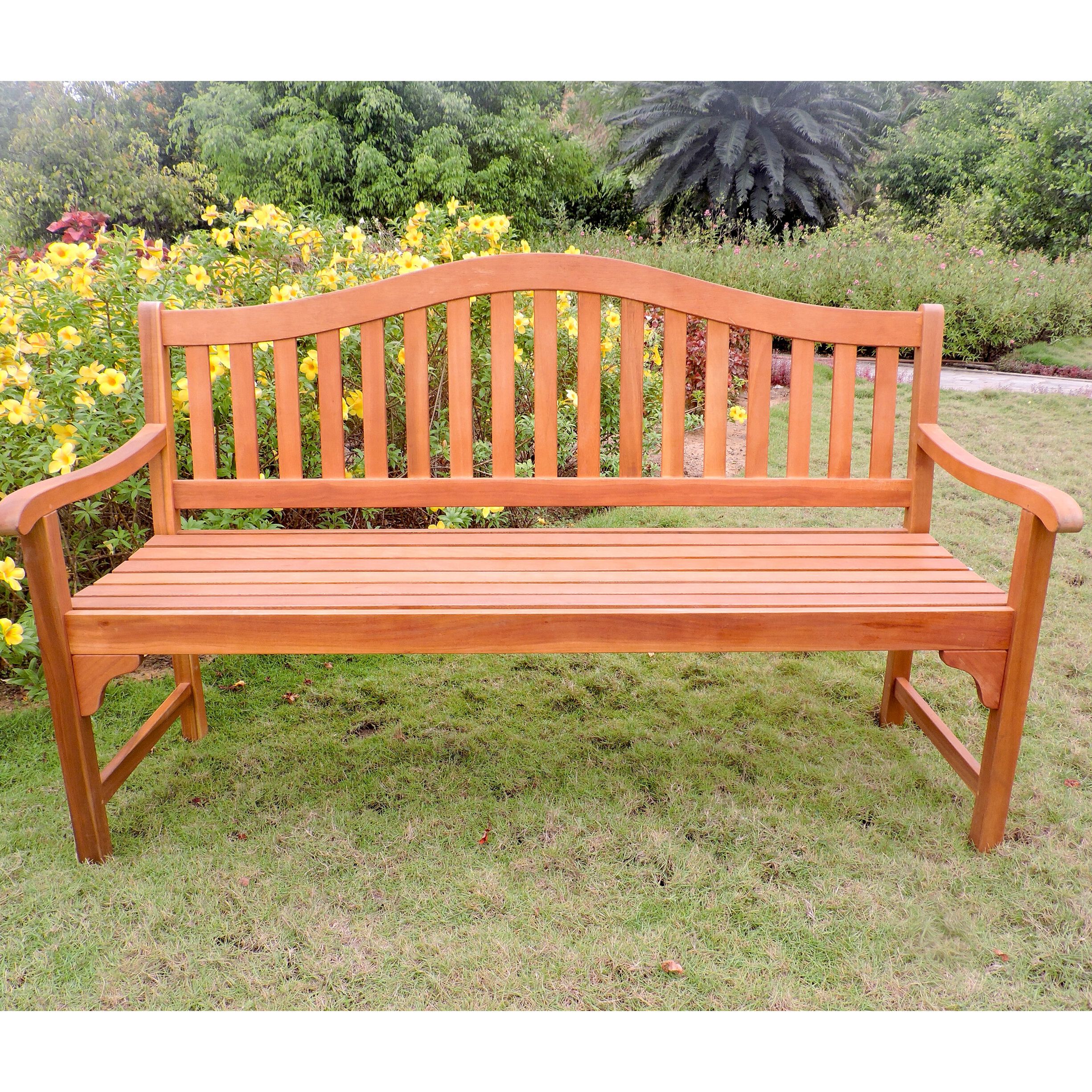 Best And Newest Guyapi Garden Benches Regarding Enright Wooden Garden Bench (View 21 of 30)