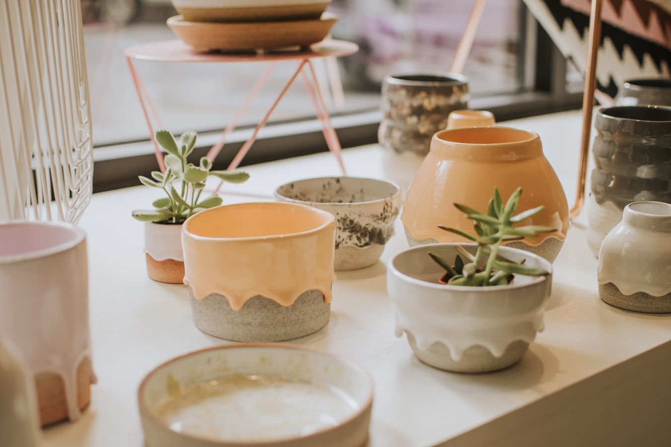 Favorite Carmon Ceramic Garden Tool Throughout Buy Ceramic Pots Online – Abana Homes (View 21 of 30)
