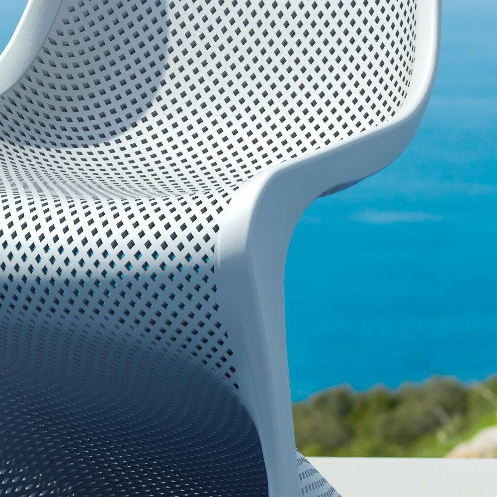 Heslin Steel Park Benches Within Recent Melissus Stacking Patio Dining Chair (View 23 of 30)