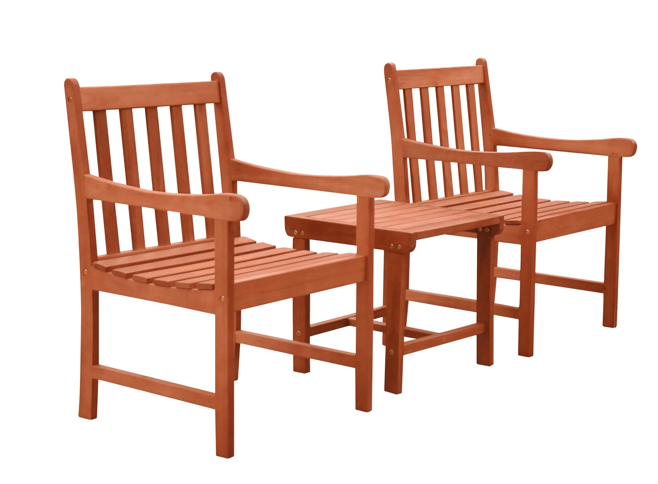 Newest Amabel 3 Piece Bistro Set With Amabel Wooden Garden Benches (View 14 of 30)