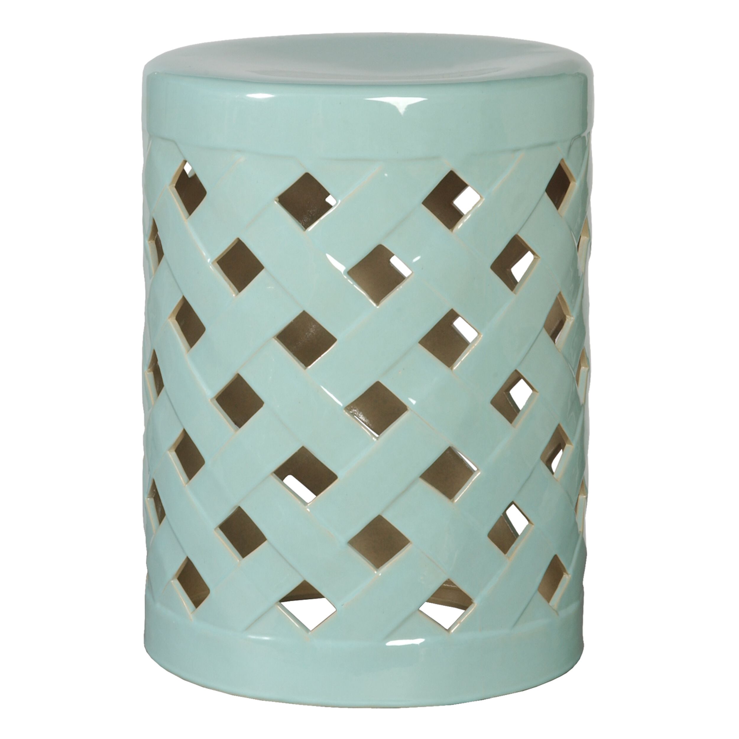 Preferred Ormside Ceramic Garden Stool Throughout Horsforth Garden Stools (View 11 of 30)