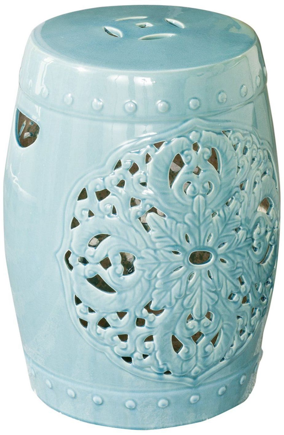 Recent Amazon: Safavieh Castle Garden's Collection Glazed For Horsforth Garden Stools (View 16 of 30)