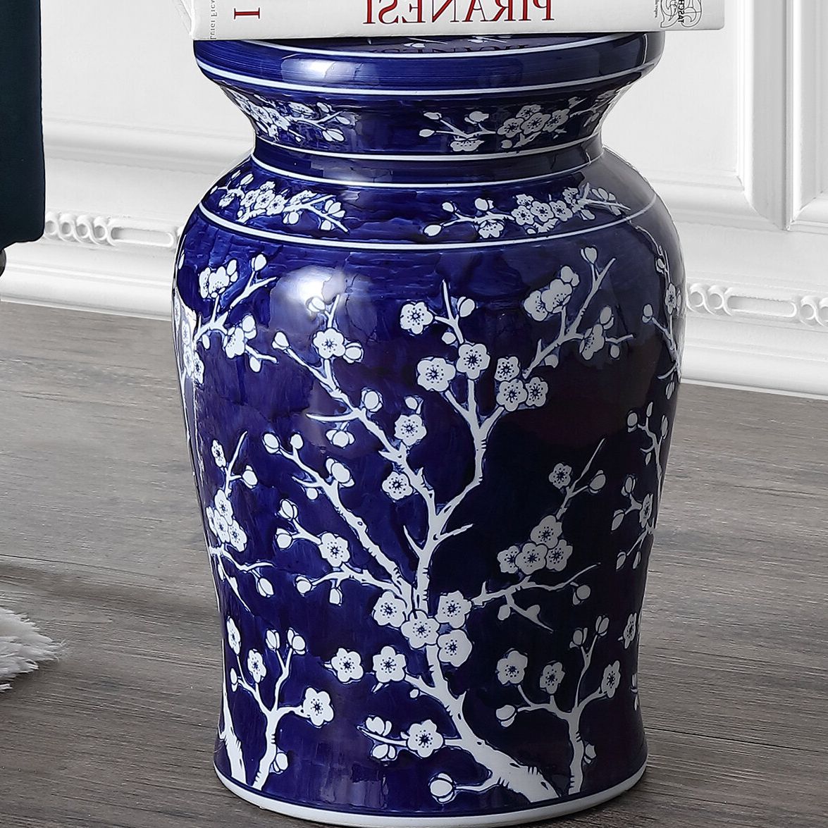 Well Known Williar Cherry Blossom Ceramic Garden Stool Within Brasstown Lucky Coins Chinese Ceramic Garden Stools (View 12 of 30)