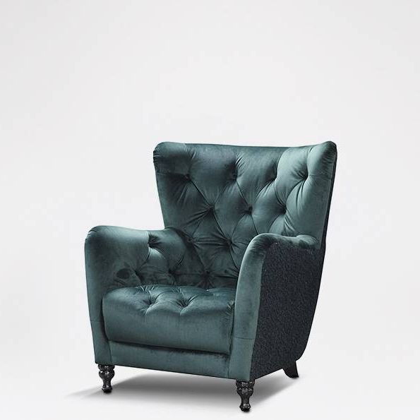 Alexander & James Hansel Armchair In Leather In Newest James Armchairs (View 1 of 30)
