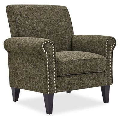 Andover Millstm Pitts Armchair Andover Mills Fabric: Polyer Dark Brown,  Gray, Light Brown & Black Tweed Intended For Widely Used Louisburg Armchairs (View 15 of 30)