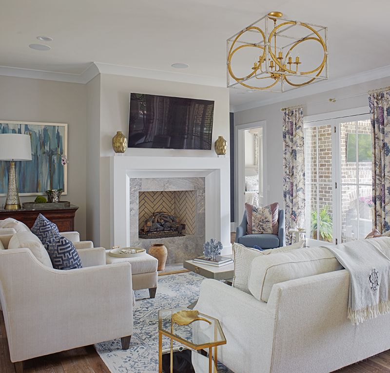 Boyden Armchairs Inside Latest Family Room – Savannah Magazine (View 23 of 30)