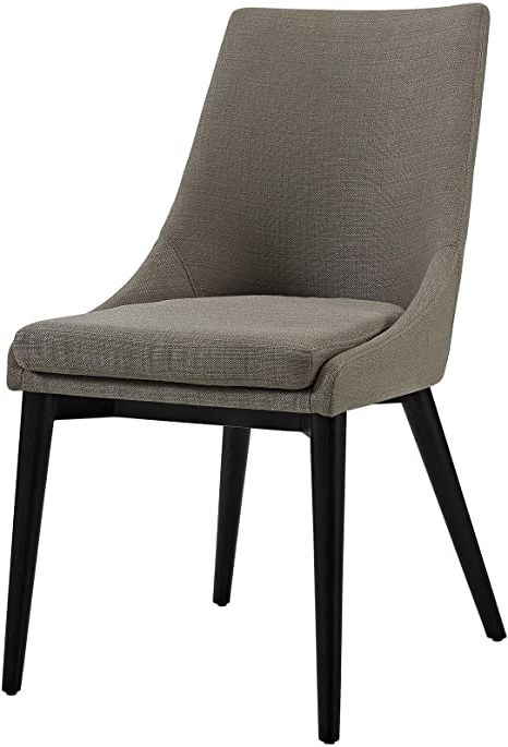 Carlton Wood Leg Upholstered Dining Chairs With Well Liked Amazon: Carlton Wood Leg Upholstered Dining Chair: Home (View 2 of 30)
