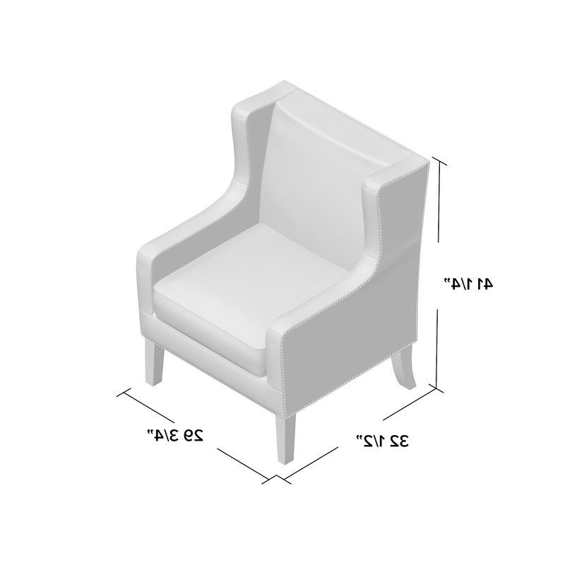 Chagnon Wingback Chair With Regard To Most Recently Released Chagnon Wingback Chairs (View 5 of 30)