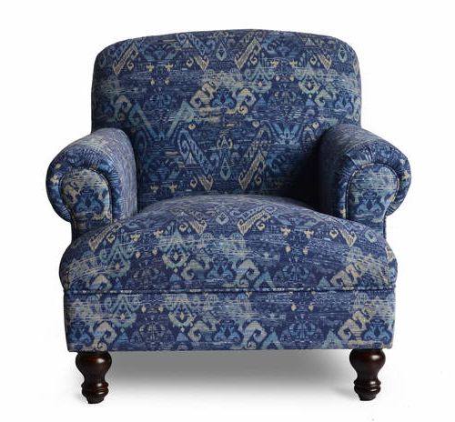 Dara Denim Accent Chairjofran Furniture Pertaining To Most Recent Dara Armchairs (View 14 of 30)