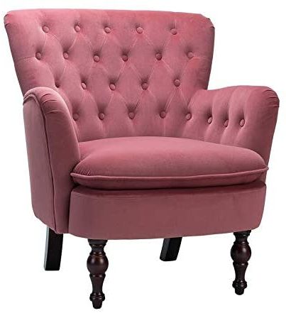 Didonato Tufted Velvet Armchairs Throughout Best And Newest Amazon: Tanya Didonato Armchair: Home & Kitchen (View 9 of 30)