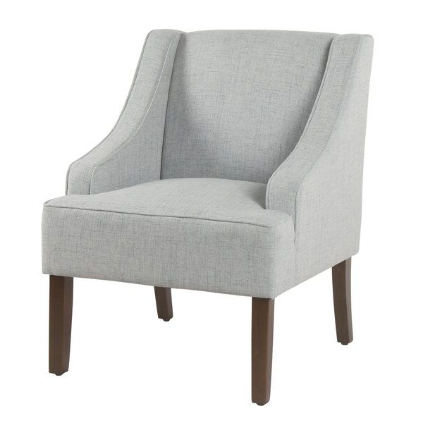 Fashionable Swoop Back Chair Throughout Alwillie Tufted Back Barrel Chairs (View 28 of 30)