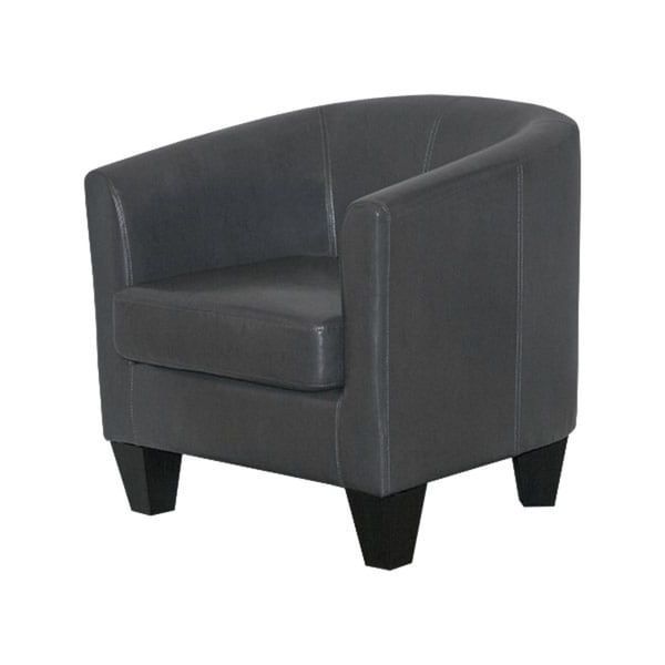 Liston Faux Leather Barrel Chairs Intended For Most Recent Overstock: Online Shopping – Bedding, Furniture (View 11 of 30)