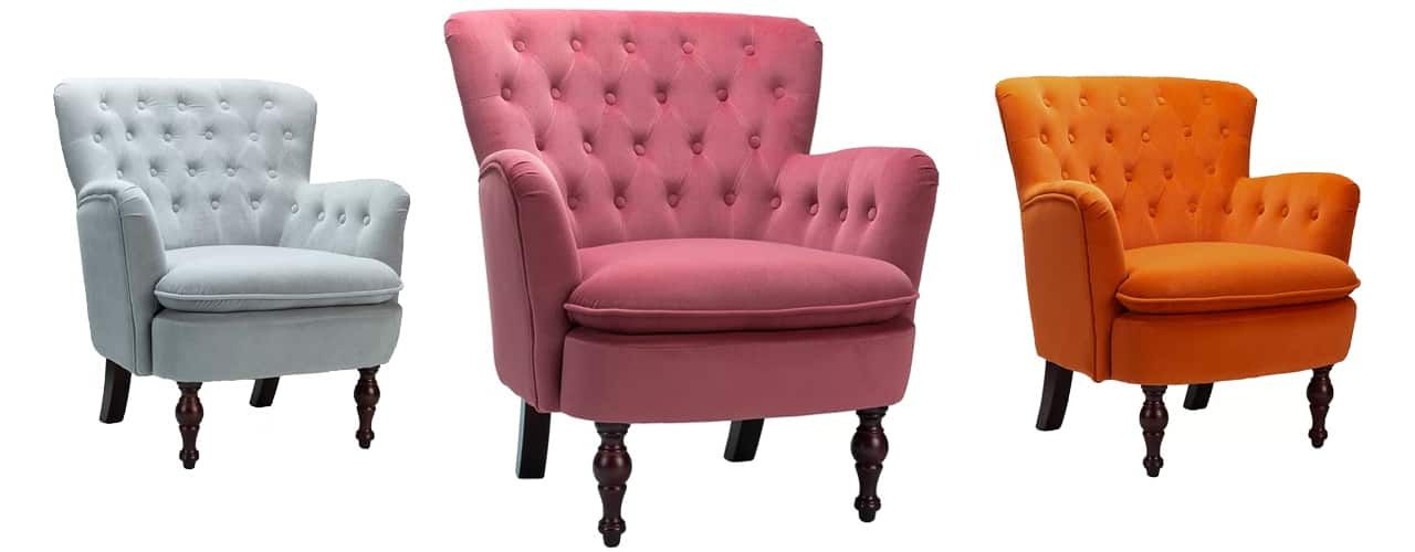 Most Popular Didonato Tufted Velvet Armchairs Intended For How To Buy An Affordable Couch And Accent Chair Combo (View 19 of 30)