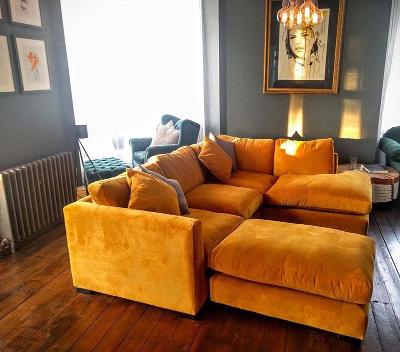 Newest Inspire Interiors With A Crushed Velvet Sofas – Sofas Within Armory Fabric Armchairs (View 30 of 30)