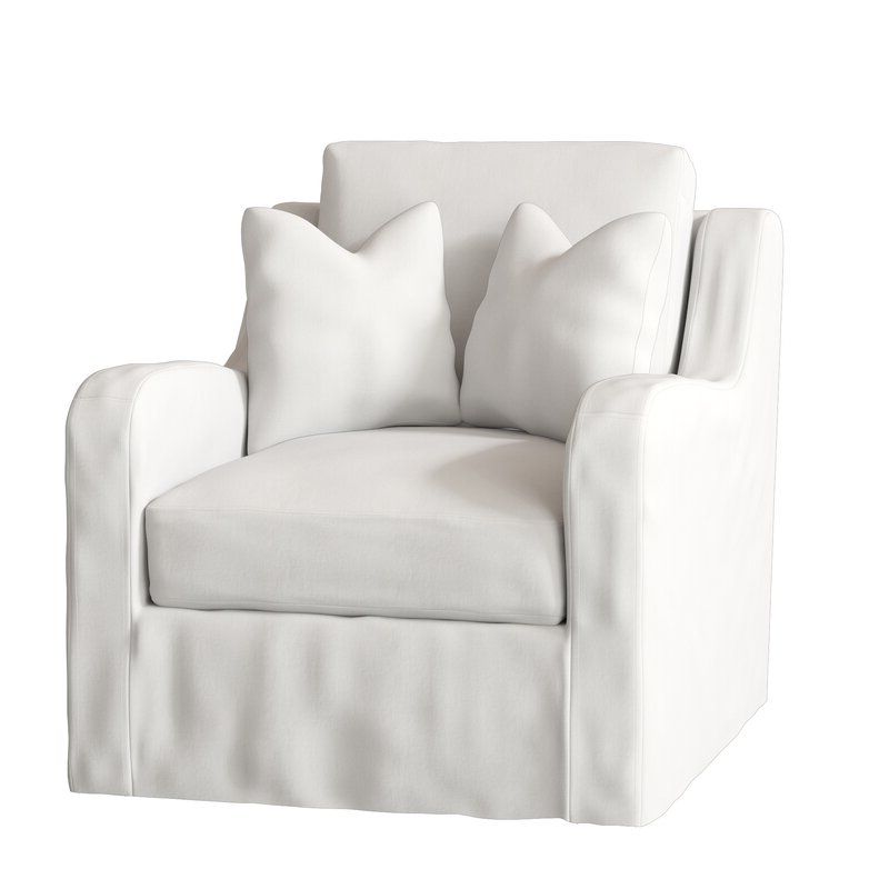 Polyester Blend Armchairs For Well Known Maggie 39" W Polyester Blend Down Cushion Armchair (View 29 of 30)