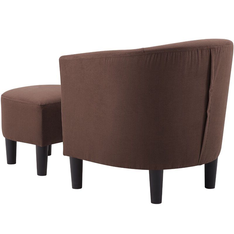 Preferred Chaithra Barrel Chair And Ottoman Sets With Chaithra  (View 3 of 30)