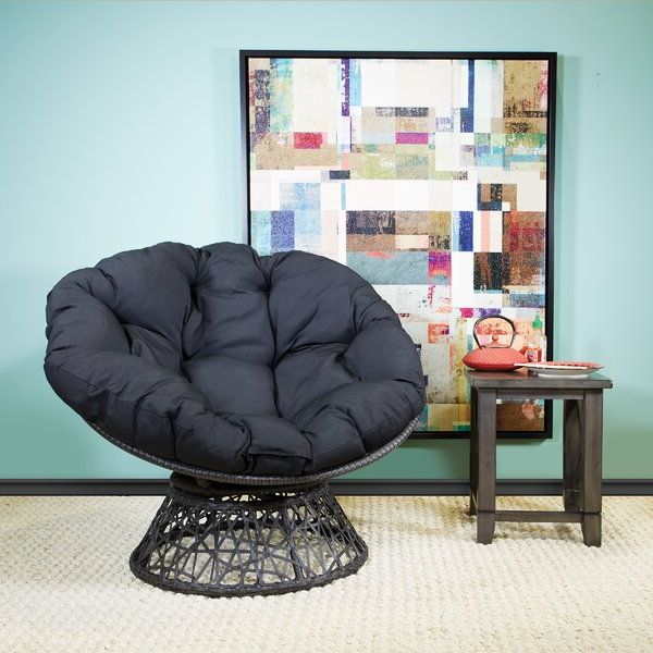 Preferred Papasan Chair With Cushion For Grinnell Silky Velvet Papasan Chairs (View 22 of 30)