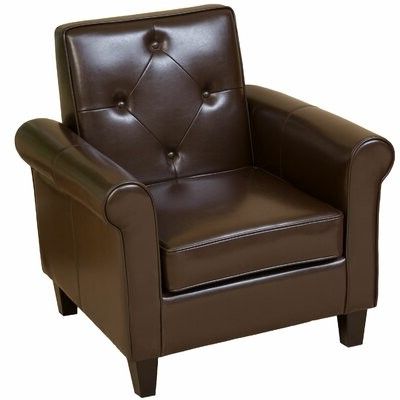 Sheldon Tufted Top Grain Leather Club Chairs For Famous Chehalis  (View 18 of 30)