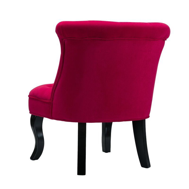 Small Side Chair Throughout Maubara Tufted Wingback Chairs (View 29 of 30)