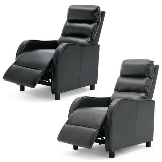 Trendy Selby Armchairs Within Selby Gaming Pushback Bonded Leather Recliner Chair Sofa Armcahir (View 10 of 30)