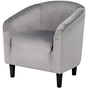Well Known Liam Faux Leather Barrel Chairs With Regard To Amazon: Zipcode Design Liam Barrel Chair, Living Room (View 17 of 30)