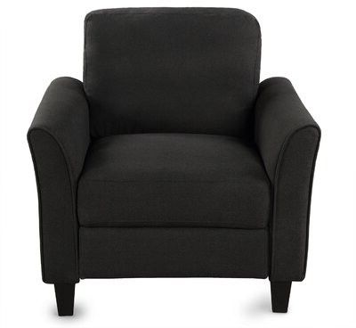Well Known Motala Armchair Fabric: Black In Leppert Armchairs (View 21 of 30)
