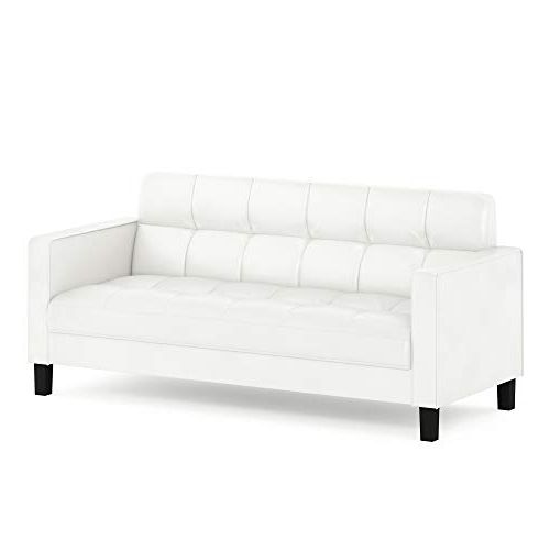 White Sofas & Couches For Living Rooms Within Widely Used Starks Tufted Fabric Chesterfield Chair And Ottoman Sets (View 17 of 30)