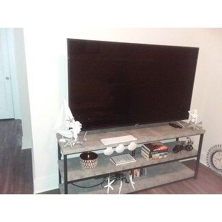 Adrien Tv Stands For Tvs Up To 65" Pertaining To Most Up To Date Shop Ameriwood Home Ashlar 65 Inch Concrete Grey Tv Stand (Photo 30 of 30)