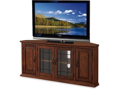 Avenir Tv Stands For Tvs Up To 60" In 2020 The Burnished Oak, Leaded Glass 56" Tv Corner Console With (View 19 of 30)
