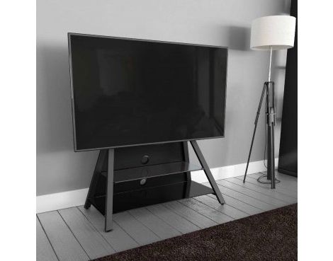 Avf Options Easl925a Easel Cantilever Tv Stand For Up To With Regard To Fashionable Adrien Tv Stands For Tvs Up To 65" (View 4 of 30)
