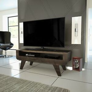 Best And Newest Khia Tv Stands For Tvs Up To 60" Pertaining To Mahara Dark Wood Tapered Leg Tv Stand – For Tvs Up To 60 (Photo 12 of 30)