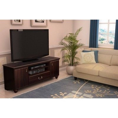 Best And Newest Noble Tv Stand For Tvs Up To 65'' – Dark Mahogany – South Regarding Buckley Tv Stands For Tvs Up To 65" (Photo 1 of 30)