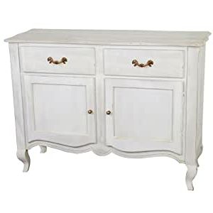 Claire 70" Wide Acacia Wood Sideboards For Recent Homescapes Vintage Sideboard With Cabriole Legs New (View 21 of 30)