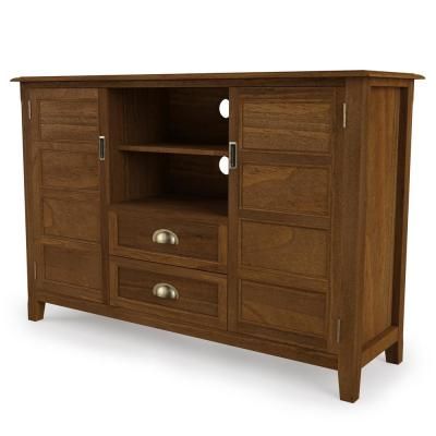 Current Solid Wood – Brown – Tv Stands – Living Room Furniture Pertaining To Leafwood Tv Stands For Tvs Up To 60" (View 11 of 30)
