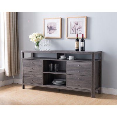 Emmie 84" Wide Sideboards Regarding Recent Rustic & Farmhouse Sideboards, Buffets & Buffet Tables You (View 5 of 30)