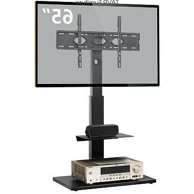 Famous Bloomfield Tv Stands For Tvs Up To 65" Within Swivel Floor Tv Stand With Mount For Most 32" 65" Flat (View 15 of 30)