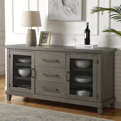 Famous Greyleigh™ Walter 65'' Wide 3 Drawer Sideboard (View 1 of 30)